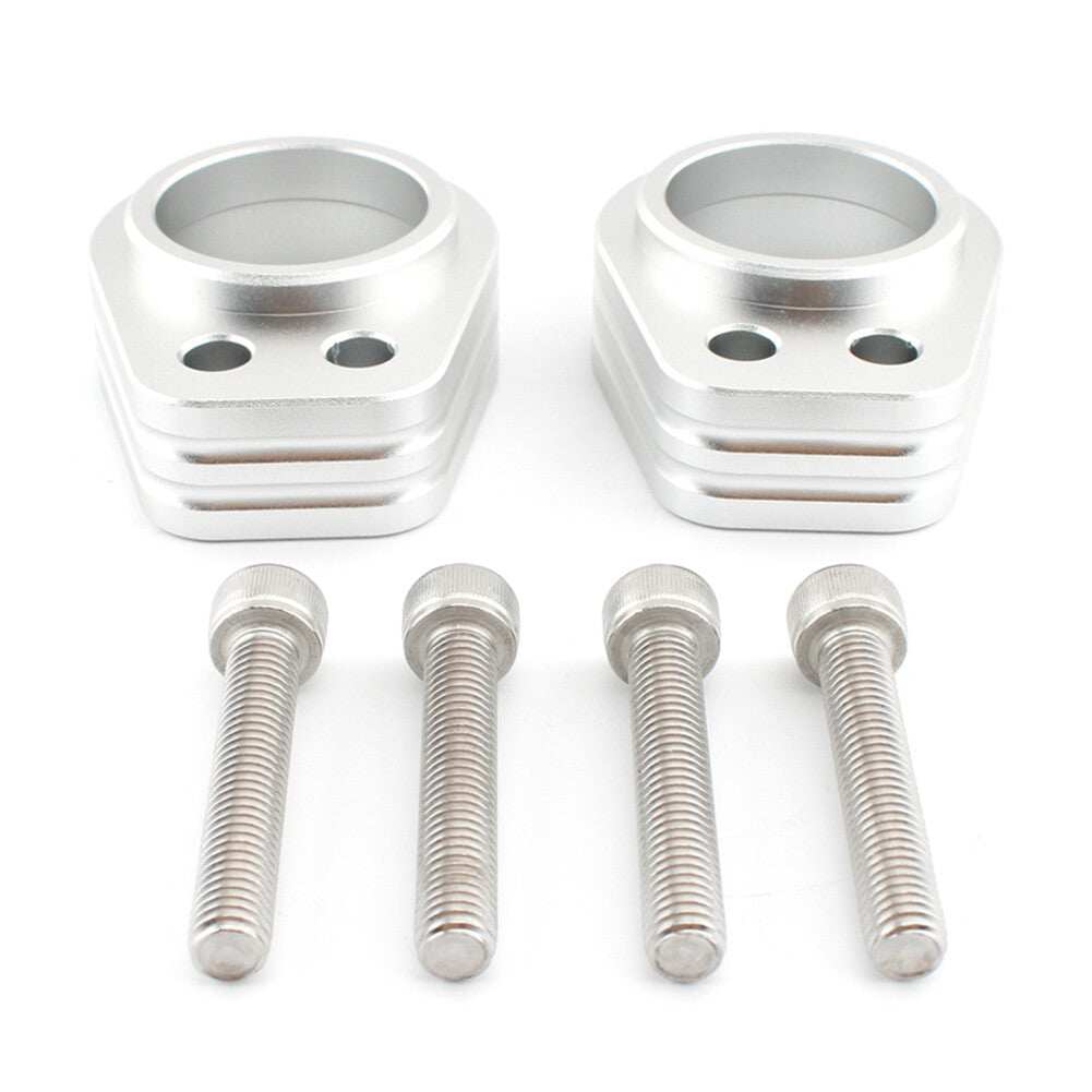 Handlebar Riser Spacer Handle Bar Riser Mount Clamp for Kawasaki ZZR1200 Pair