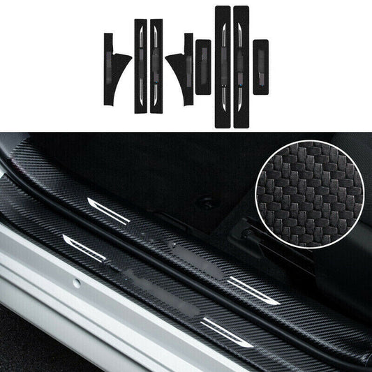 8X for Honda for Civic 2022-2023 PU Door Sill Scuff Plate Protector Cover Stickers