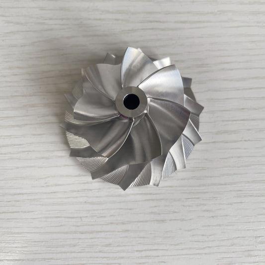 TD05H 16G Reverse 48.30/68.01 mm 7+7 Blade Performance LEP Style Billet Wheel