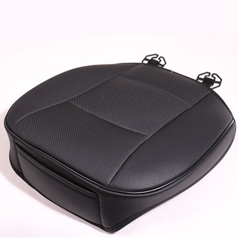 Black Breathable PU Artificial Leather Car for Seat Cover Pad Mat Auto Chair Cushion