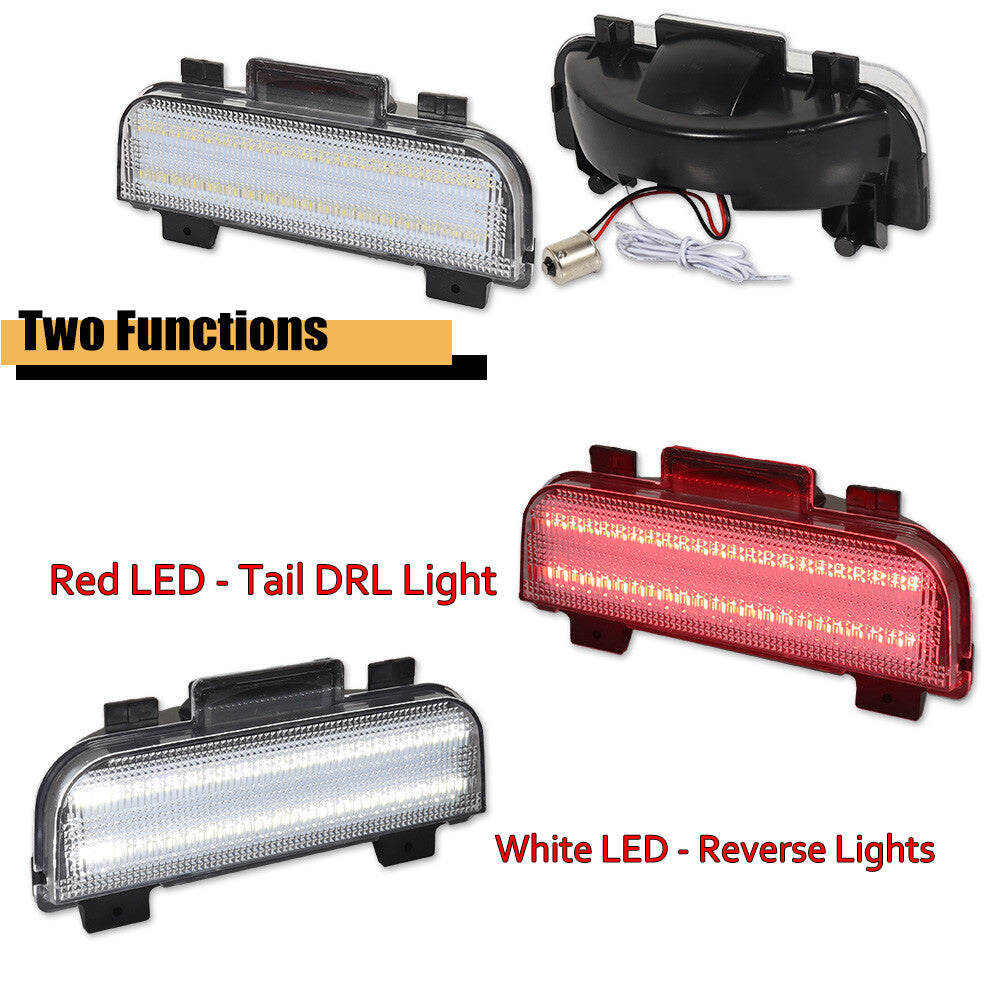 Transparent LED reverse backup light suitable for 1984-1990 for Corvette C4 16500672 16509671