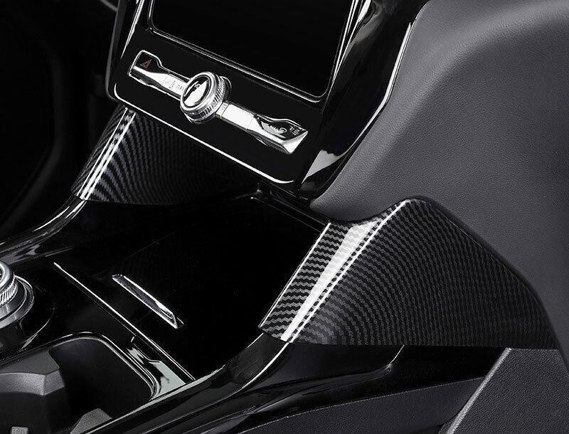 for Ford Explorer 2020-2022 Carbon Fiber Car Gear Shift Both Side Strip Trim 2