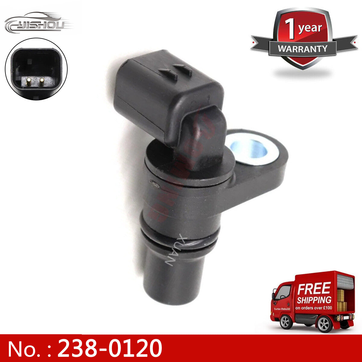new speed sensor 238-0120, compatible with Caterpillar CAT 312D 320D 320E 324E 450E. 238 0120