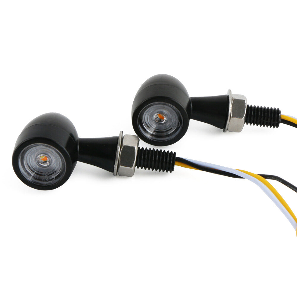 Universal Motorcycle for Mini Turn Signal Flashing Brake Light for Bobber Cafe Racer