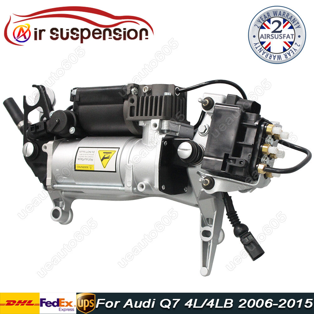 AIR SUSPENSION COMPRESSOR PUMP+VALVE BLOCK for AUDI Q7 2006-2015 4L0698007