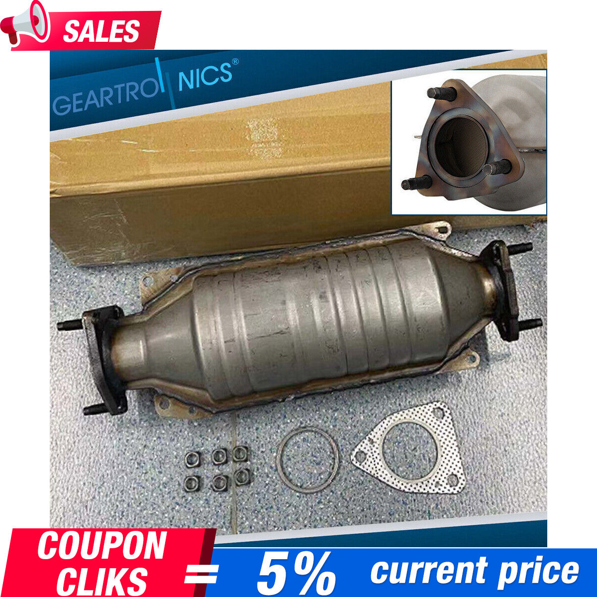Catalytic Converter Fits 1998 1999 2000 2001 2002 for Honda Accord DX/EX/LX 2.3L NE