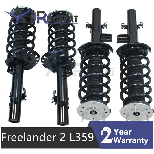 4PCS Front Rear Shock Struts Assys for Land Rover Freelander 2 LR2 L359 AWD New