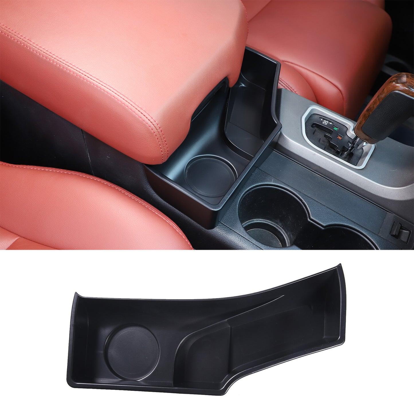Carbon fiber console vent socket cover trim for Toyota FJ Cruiser 2007-21