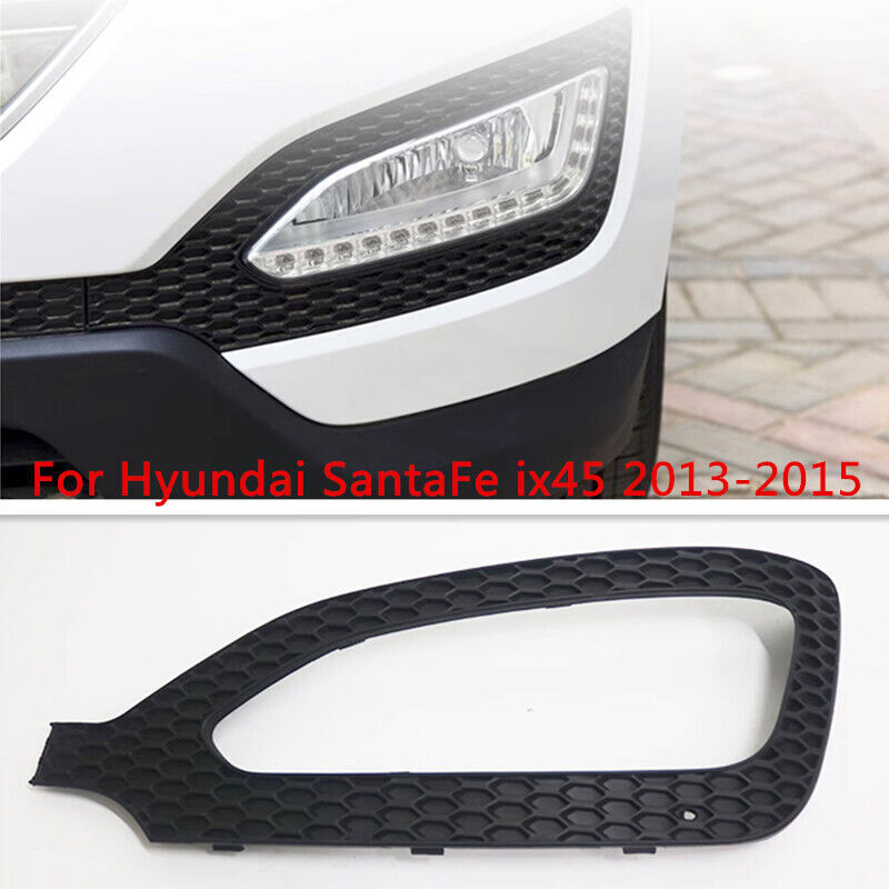 Left Side Front Bumper Fog Lamp Bezel Light Cover for Hyundai SantaFe ix45 13-15