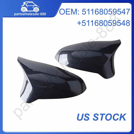 Carbon Fiber Side Mirror Cover Cap Replacement for BMW F80 M3 F82 M4 2015-2019 ?