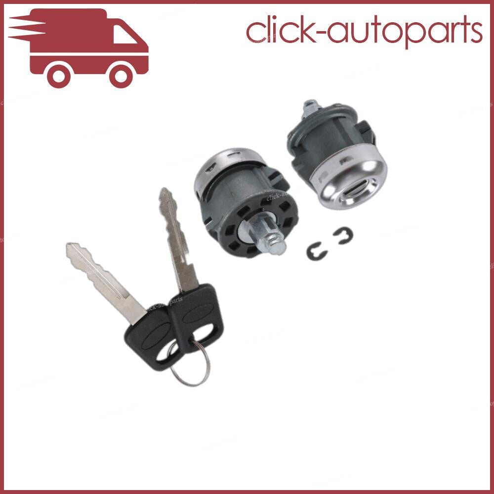 7C3Z1521990A Front Door Lock Cylinder With 2 Keys for Ford F-150 F-250 F-350