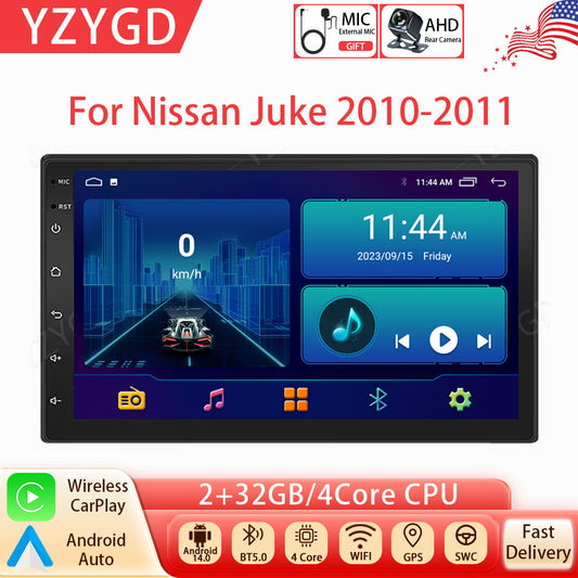 for Nissan Juke 2010-2011 Stereo Android Auto Carplay Car Radio GPS WIFI Screen