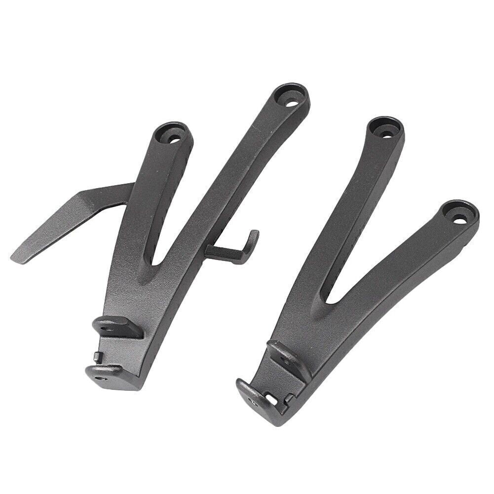 for Honda CBR 600RR 2007-11 08 Black Rear Passenger Footrest Foot Pegs Brackets
