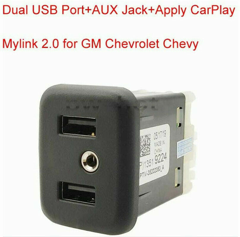 13519224 Auxiliary USB Charger Port for Buick for Chevrolet Audio Player Receptacle