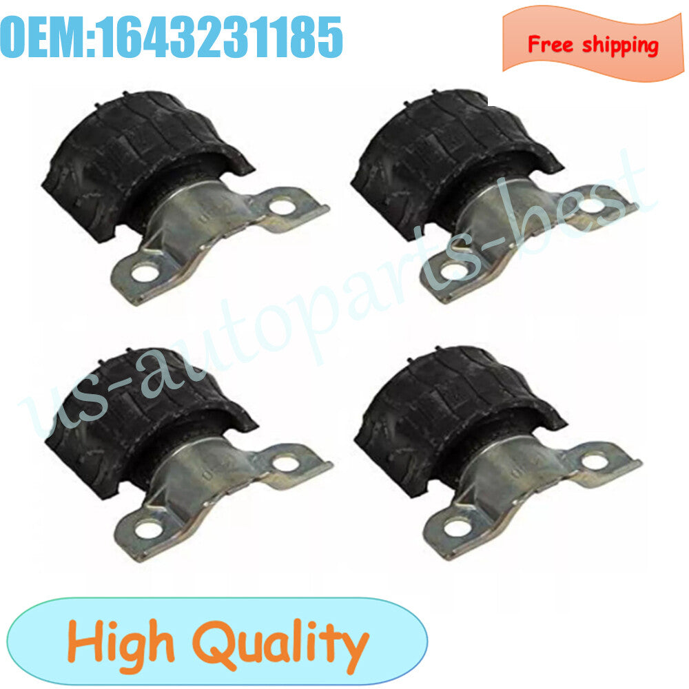 4pcs Front Sway Stabilizer Bar Bushing Fit for Mercedes-Benz W164 ML X164 GL
