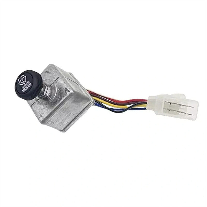 6 Lead Knob Windshield Wiper Control Switch for Kenworth T300, T600, T800, W900