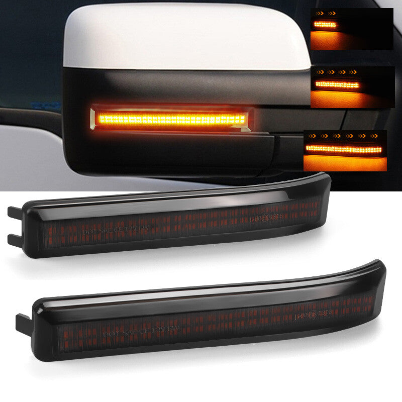 2x LED Side Mirror Turn Signal Light for Ford F-150 F150 09-14 Sequential