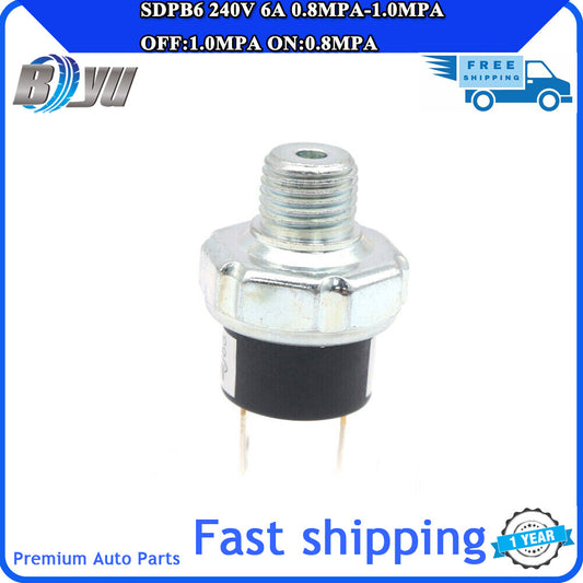 1x Air Compressor Pressure Control Switch Valve Horn SDPB6 240V 6A 0.8MPA-1.0MPA