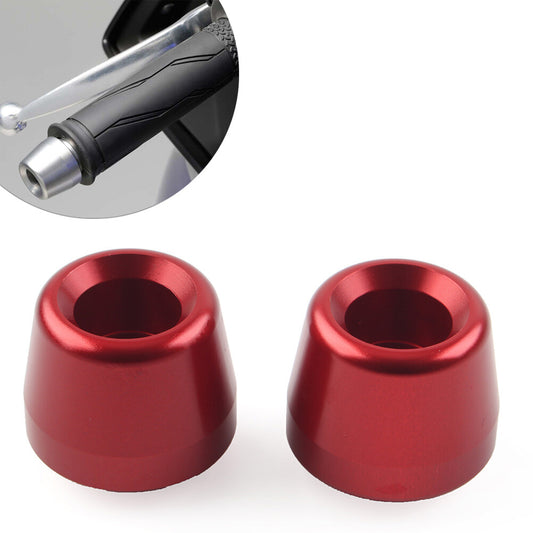 2¢ª CNC-Lenkergriffe Lenkerendschieberkappe f¨¹r for YAMAHA YZFR1 YZF-R1 2015-2023 Rot