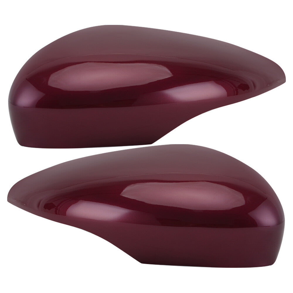 2¡ÁF¨¹r for Ford Fiesta MK7 2009-2017 Aussenspiegel Spiegelkappe Abdeckung Violett Rot