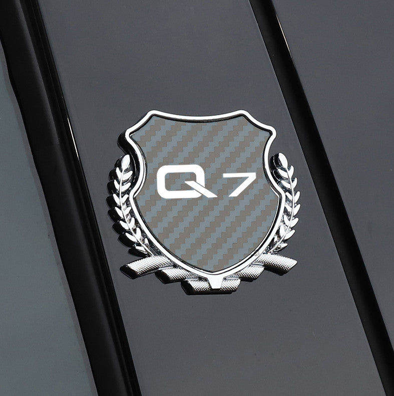 4x45mm VS Working Black Wheel Center Sticker, Hub Sticker, Rim Sticker, Logo