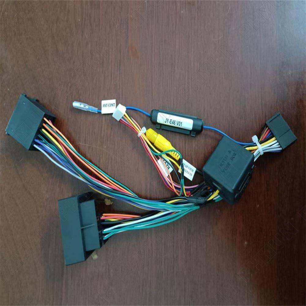 20Pin T Shape Radio Stereo Power Cable Harness Adapter for BMW E38 E39 E46 M3 M5
