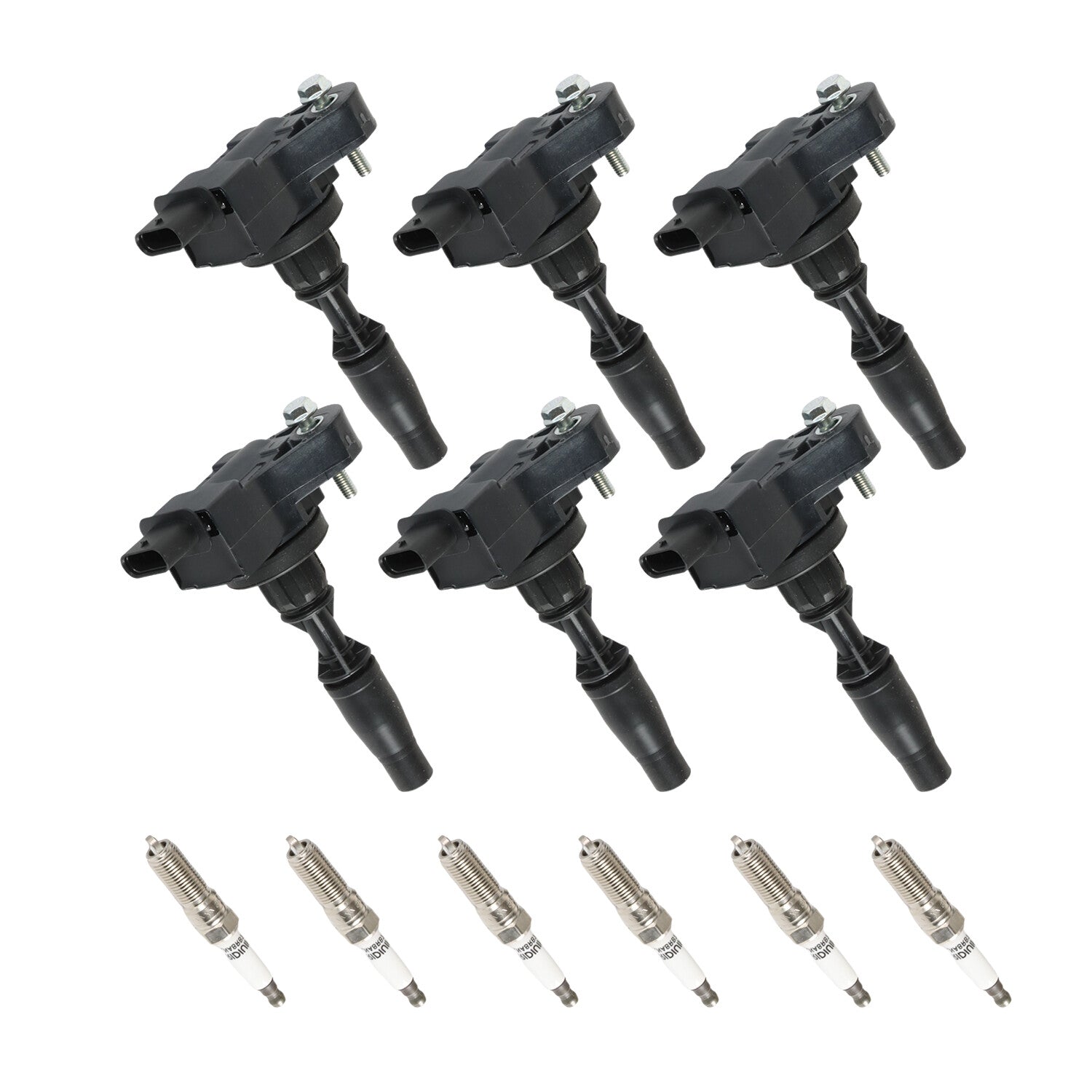 6x Ignition Coils  Iridium Spark Plugs For 2016-2020 for Cadillac ATS CT6 CTS XT5
