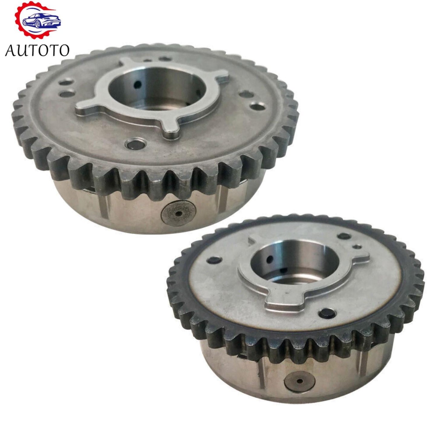 2pcs Camshaft Timing Adjuster CJ5E6C524AD CJ5E6C525AD for 2011-2018 for LAND ROVER
