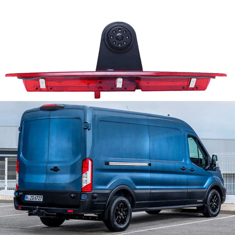 Car Rear View 3rd Brake Light Backup Night Parking Camera for 15-18 for Ford Transit