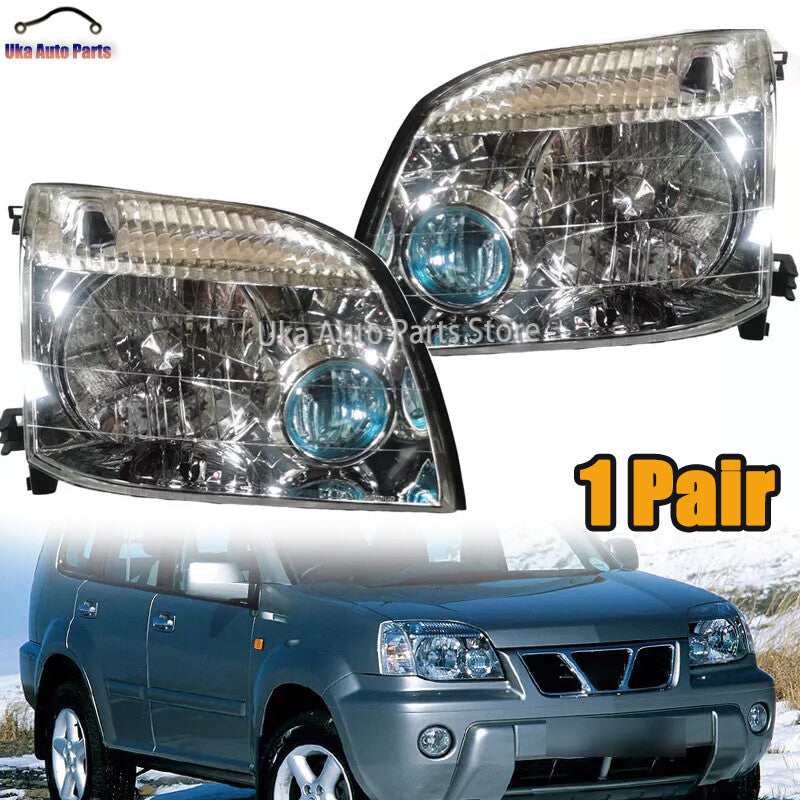 Left Right Headlight Head Lamp Fog Light for Nissan X-Trail Xtrail T30 2001-2007
