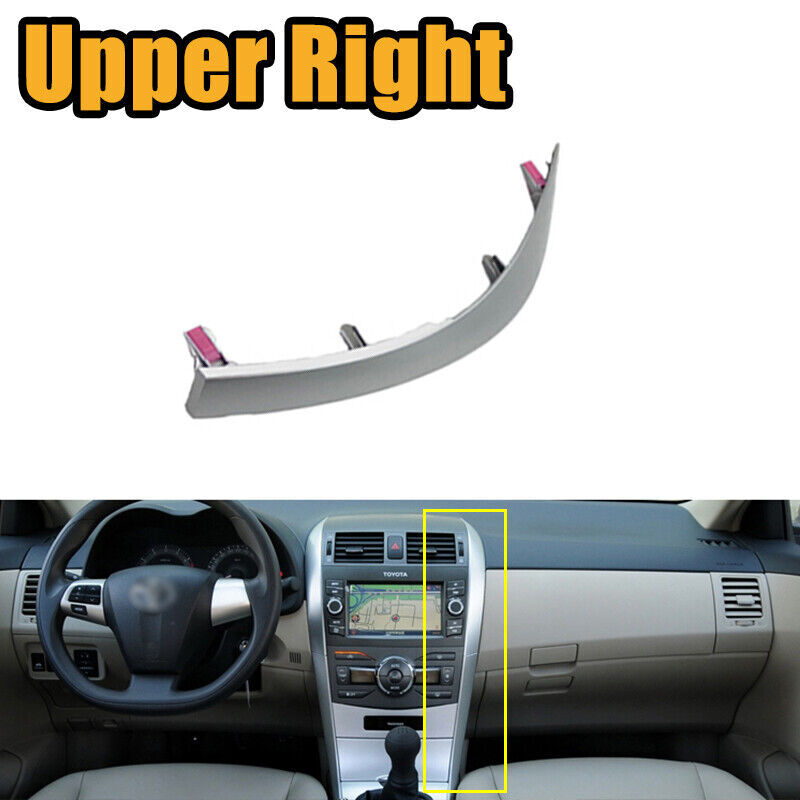 Upper right center dashboard trim protector for Toyota for Corolla 2007 - 13