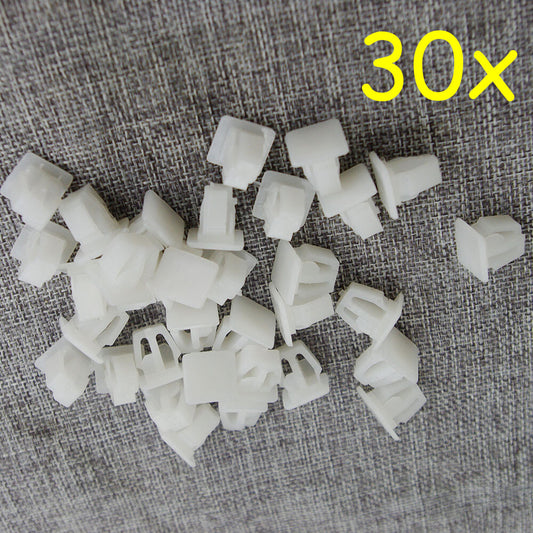 Set of 30 Door Molding Clip Retainer Fastener Nylon for Honda for Accord for Acura