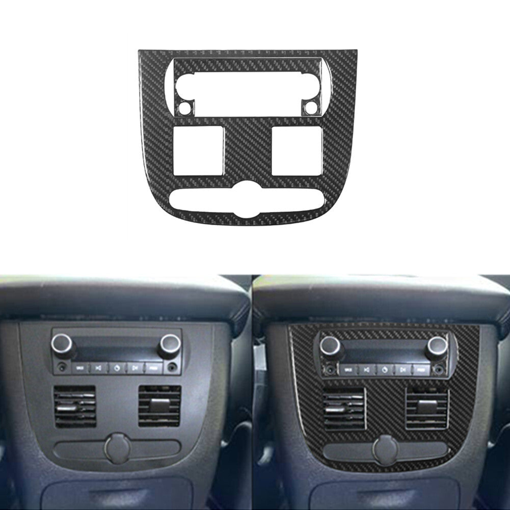Carbon Fiber Rear Audio Inner Frame Trim For Silverado/tahoe/ for sierra 07-14 Type C