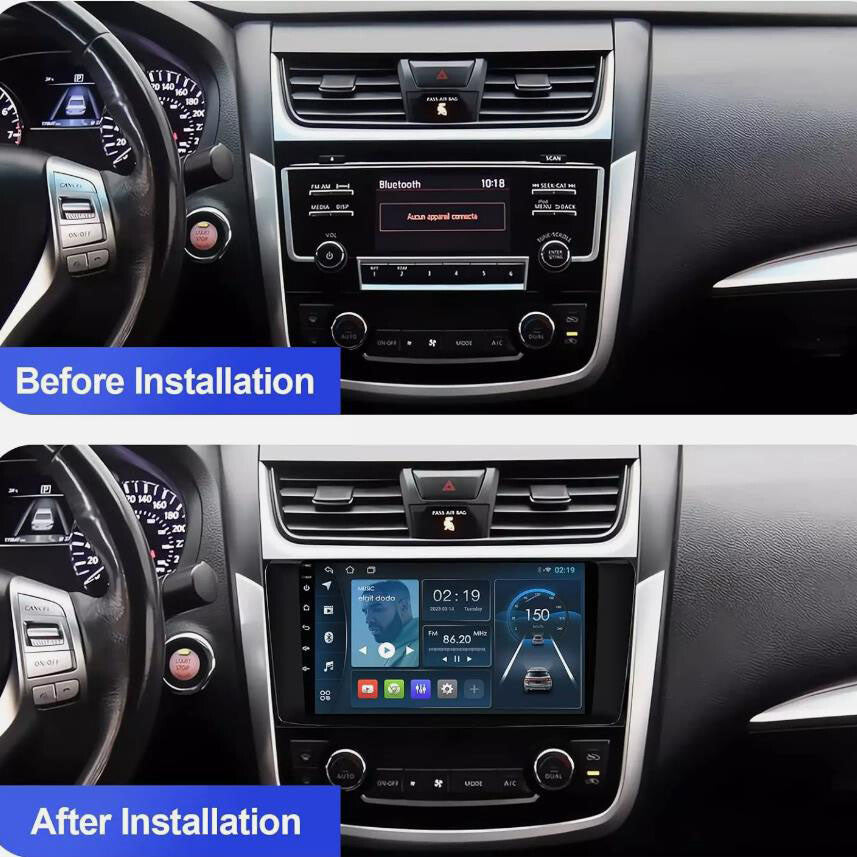 32GB CarPlay Android 13 Car Stereo Radio GPS for 2013-2018 for Nissan Altima