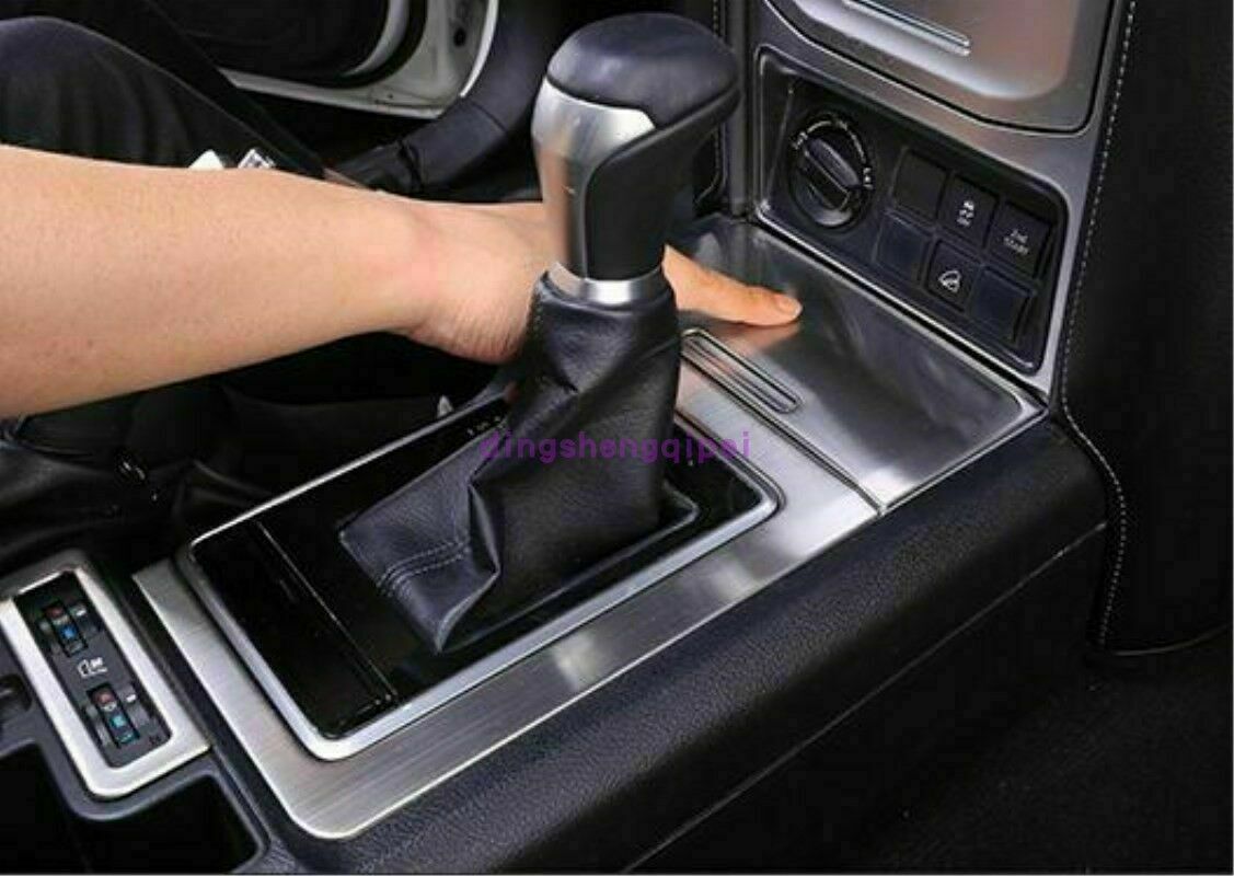 37P Stainless Car Interior Dash Trim Kit decor for Toyota Prado FJ150 2010-2017