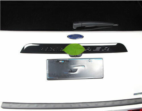 Gloss Black Rear Door Trunk Middle Tailgate Strip Trim for Ford Explorer 2020-23