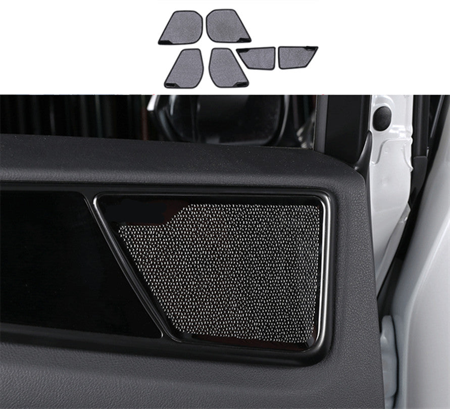 for Lexus NX250 350 350h 2022-2023 Black Titanium Inner Door Horn Cover Trim 6P
