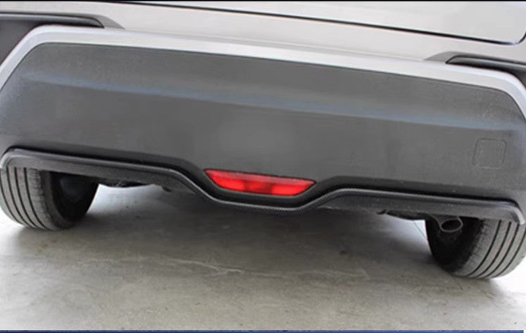 Rear Bumper Lower Strip Molding Trim for Toyota C-HR 2018-2022 1PCS Carbon Fiber