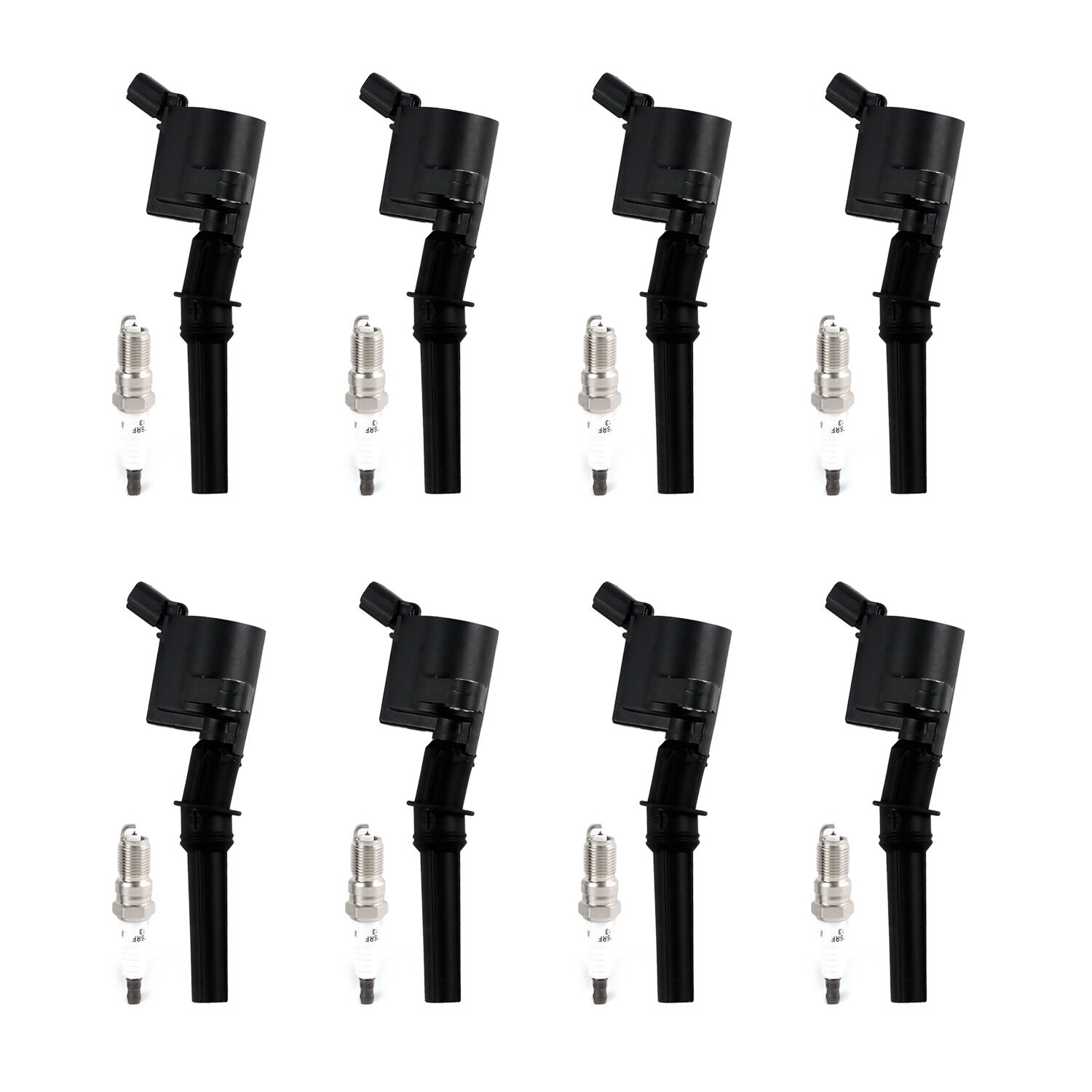 8PCS Set Ignition Coil DG508 Spark Plug SP479 for Ford F150 4.6 5.4L