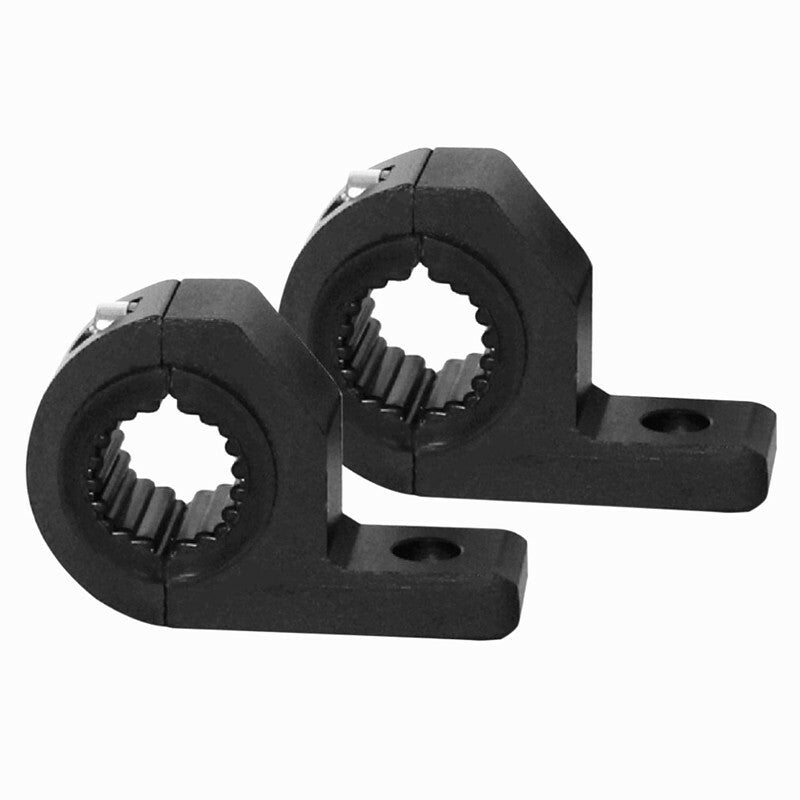 2Pcs Car Off Road Fog Work Light Aluminum Roll Bar Clamp Holder LED 30mm Bracket
