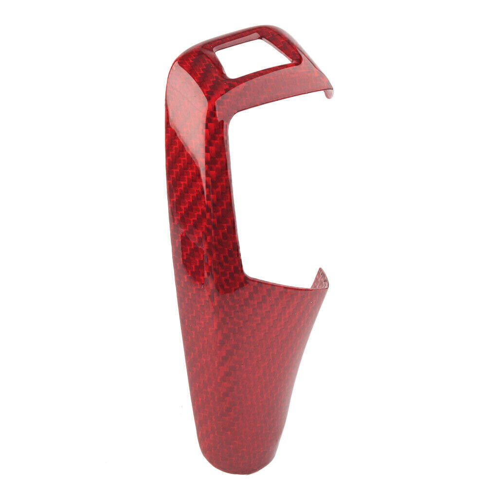 RED Carbon Fiber Trim Gear Shift Knob Cover for BMW 1 2 3 4 5 Series F20 F30