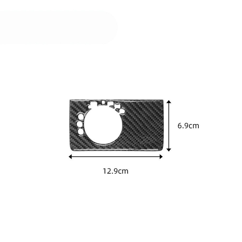Carbon Fiber Headlight Control Type B Cover Trim for Mercedes Benz M-class 06-11
