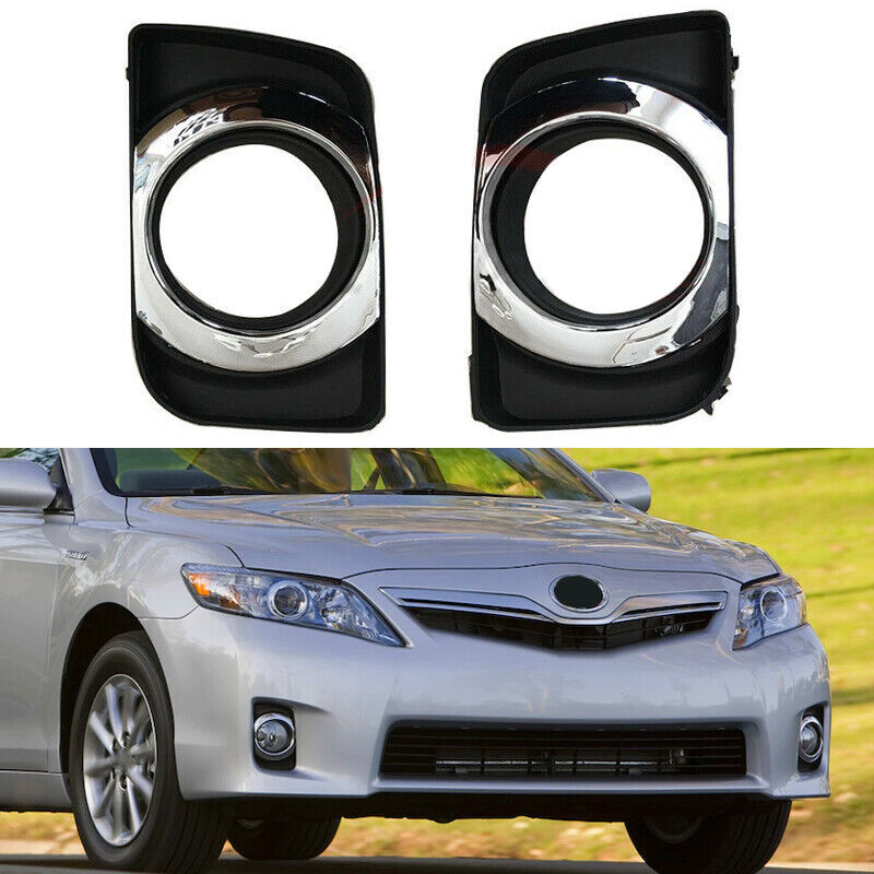 Front Bumper Fog Lamp Light Grille Cover Fit for Toyota for Camry Hybrid 2010-2011