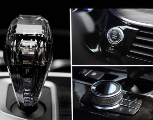 3pc Set Crystal Gear Shift Knob M for BMW 3 Series G20 G05 G06 G07 G15 G29
