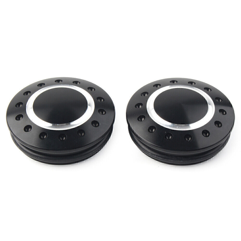 for Harley V-Rod Night Rod VRSC VRSCD 2x CNC Swingarm Pivot Bolt Cover Black