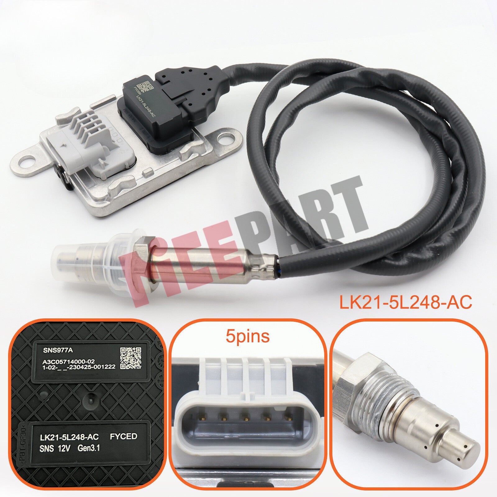 PM Nox sensor LK21-5L248-AC SNS 977A Compatible for Ford