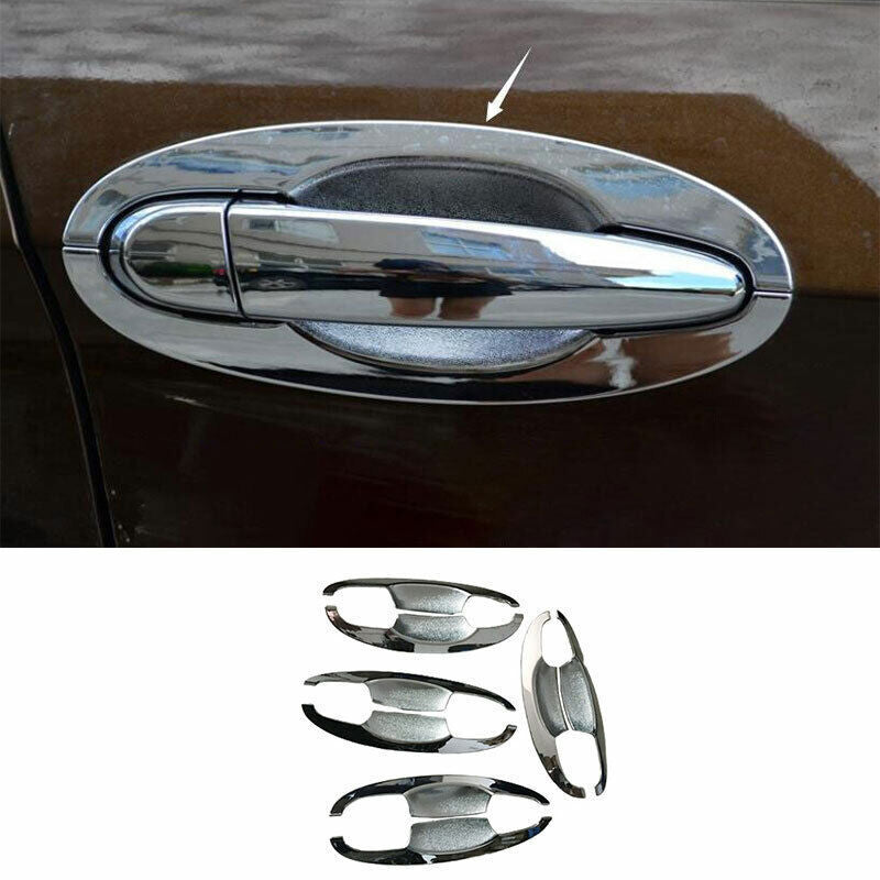 for BMW X1 E84 2013-15 ABS Chrome Exterior Outside Door Bowl Molding Cover Trim
