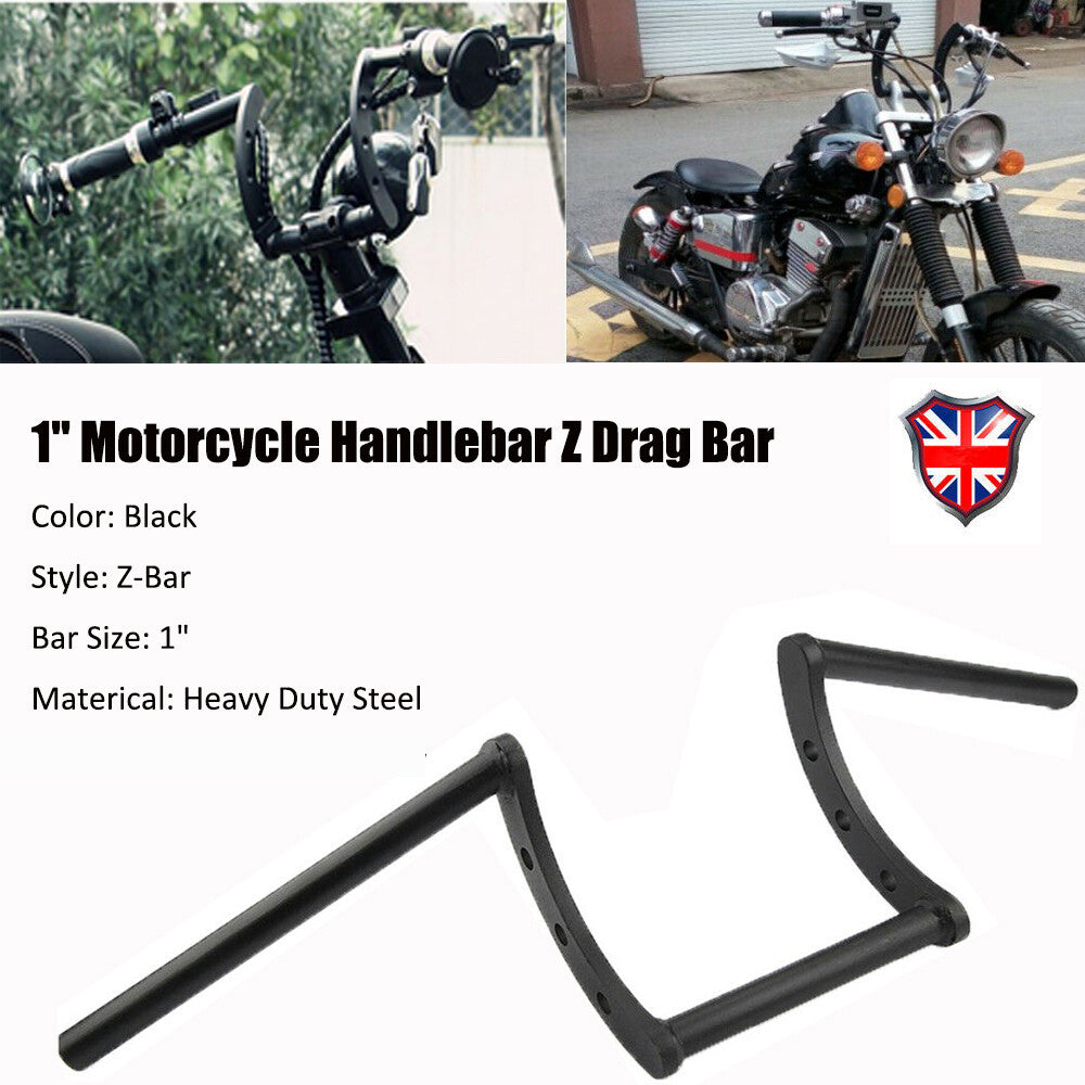 Motorcycle 1Z Drag Bar Handlebar 25mmFor for Harley for Yamaha for Suzuki for Honda Chopper