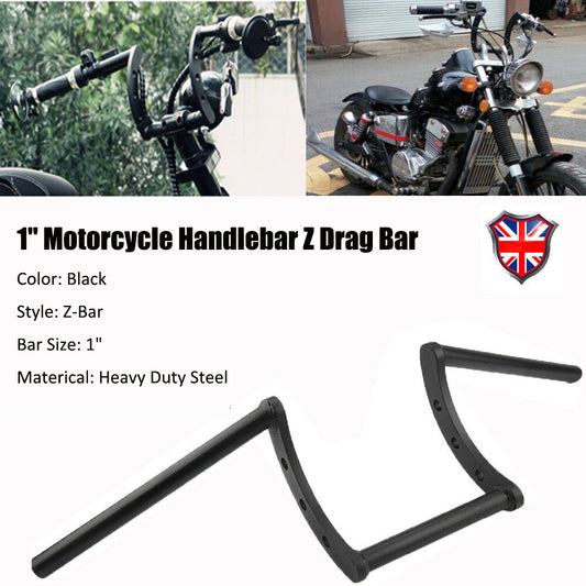 Motorcycle 1Z Drag Bar Handlebar 25mmFor for Harley for Yamaha for Suzuki for Honda Chopper