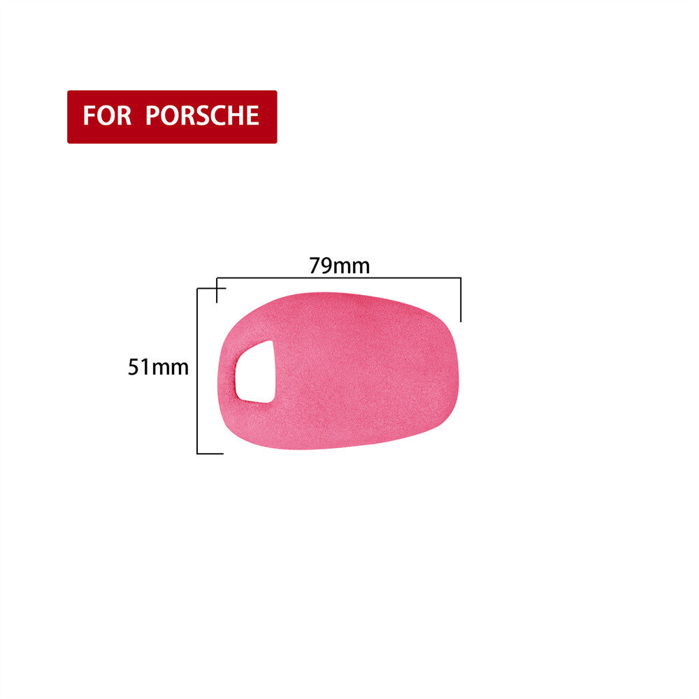 Suede Pink Gear Shift Knob Panel Trim for Porsche for Panamera 2017-2023 Accessories